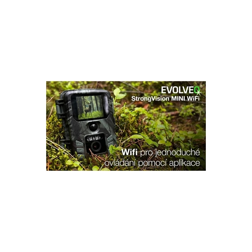 Evolveo - StrongVision MINI Wi-Fi fotopasca/bezpečnostná kamera s aplikáciou