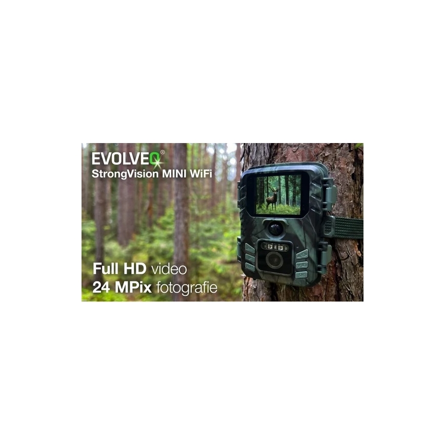 Evolveo - StrongVision MINI Wi-Fi fotopasca/bezpečnostná kamera s aplikáciou