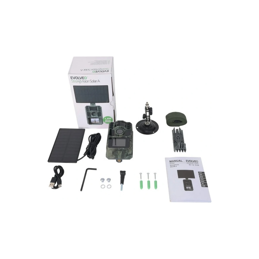 Evolveo - StrongVision Solar A, fotopasca s solárnym panelom