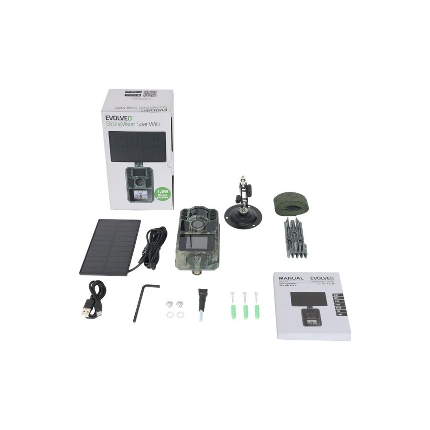 Evolveo - StrongVision Solar Wi-Fi, fotopasca s Wi-Fi a solárnym panelom
