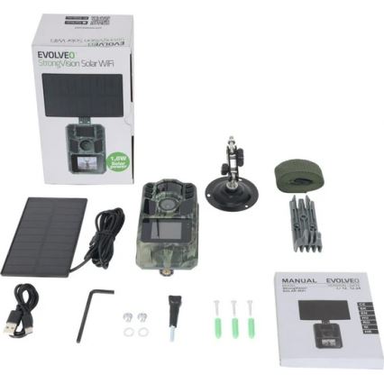 Evolveo - StrongVision Solar WiFi, fotopasca s WiFi a solárnym panelom