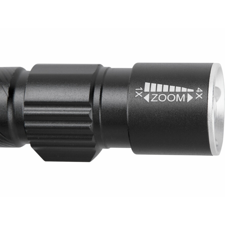 Extol - LED Nabíjacia baterka LED/3W/450 mAh/3,7V čierna