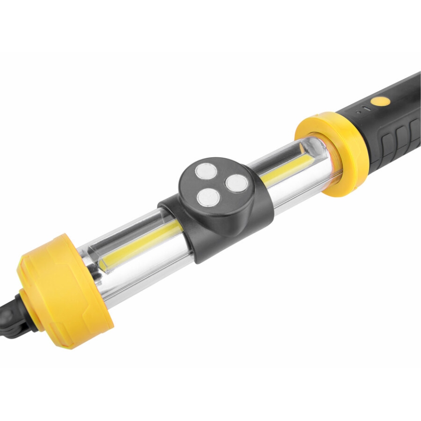 Extol - LED Nabíjacia prenosná lampa LED/2000 mAh/3,6V čierna/žltá