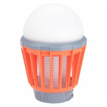Extol - LED Prenosná lampa s lapačom hmyzu LED/3W/2000 mAh/3,7V IPX6