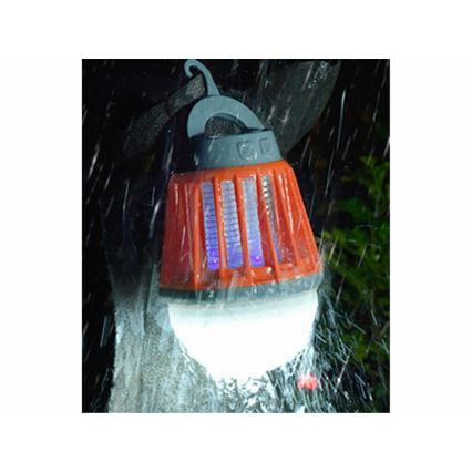 Extol - LED Prenosná lampa s lapačom hmyzu LED/3W/2000 mAh/3,7V IPX6