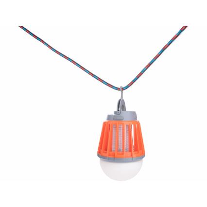 Extol - LED Prenosná lampa s lapačom hmyzu LED/3W/2000 mAh/3,7V IPX6