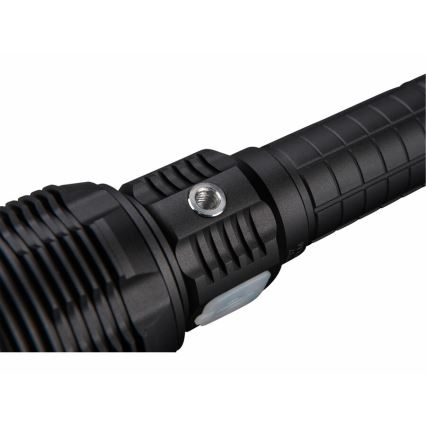 Extol - LED Stmievateľná nabíjacia baterka s powebankou LED/60W/10000 mAh 8000 lm IPX4 čierna