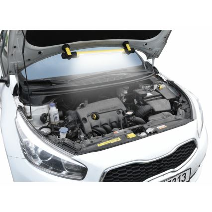 Extol - Magnetická montážna lampa LED/6xAA žltá/čierna