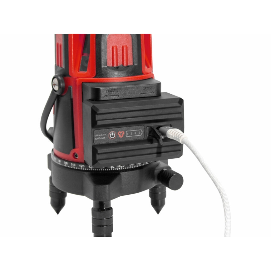 Extol Premium - líniový krížový samonivelačný laser 5V/5200 mAh IP54