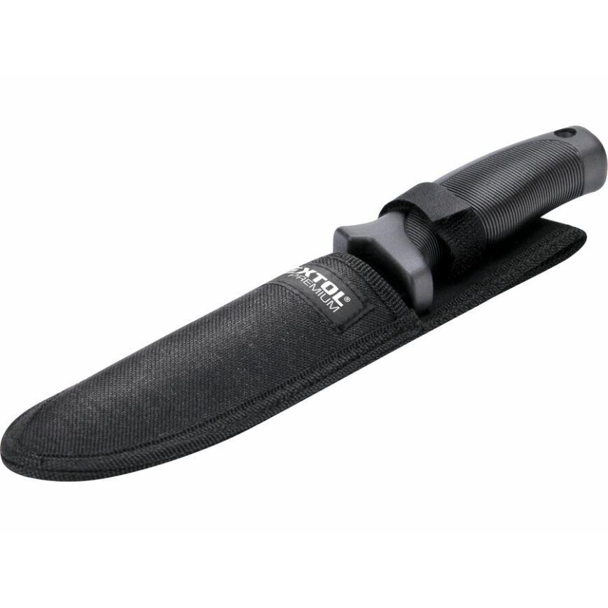 Extol Premium - Lovecký nôž čierna/nerez 15 cm