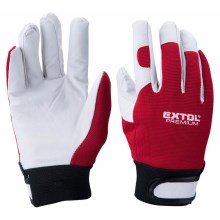 Extol Premium - Pracovné rukavice veľkosť 10" červená/biela