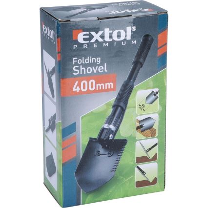 Extol Premium - Skladacia lopatka s motyčkou 40 cm