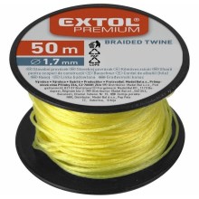 Extol Premium - Stavebný povrázok 1,7mm x 50m žltá