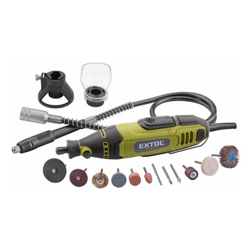 Extol - Priama brúska s ohybným nástavcom 135W/230V