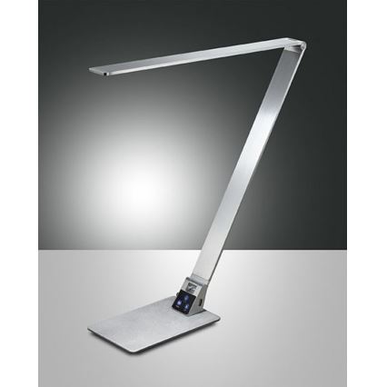 Fabas 3265/30/212 - LED Stmievateľná stolná lampa WASP LED/12W/230V 3000/4000/5000K matný chróm