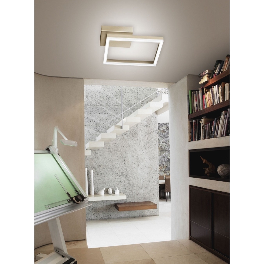Fabas Luce 3394-21-225 - LED Stmievateľné stropné svietidlo BARD LED/22W/230V 3000K zlatá