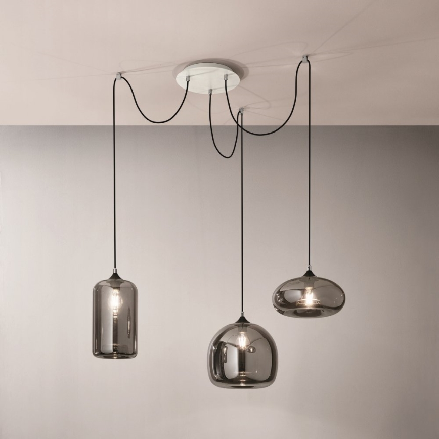Fabas Luce 3496-47-126 - Luster na lanku FIONA 3xE27/60W/230V