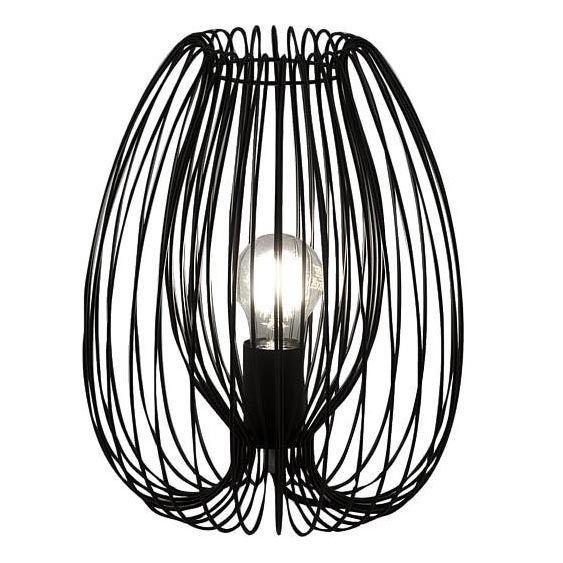 Fabas Luce 3677-34-101 - Stolná lampa CAMP 1xE27/40W/230V čierna