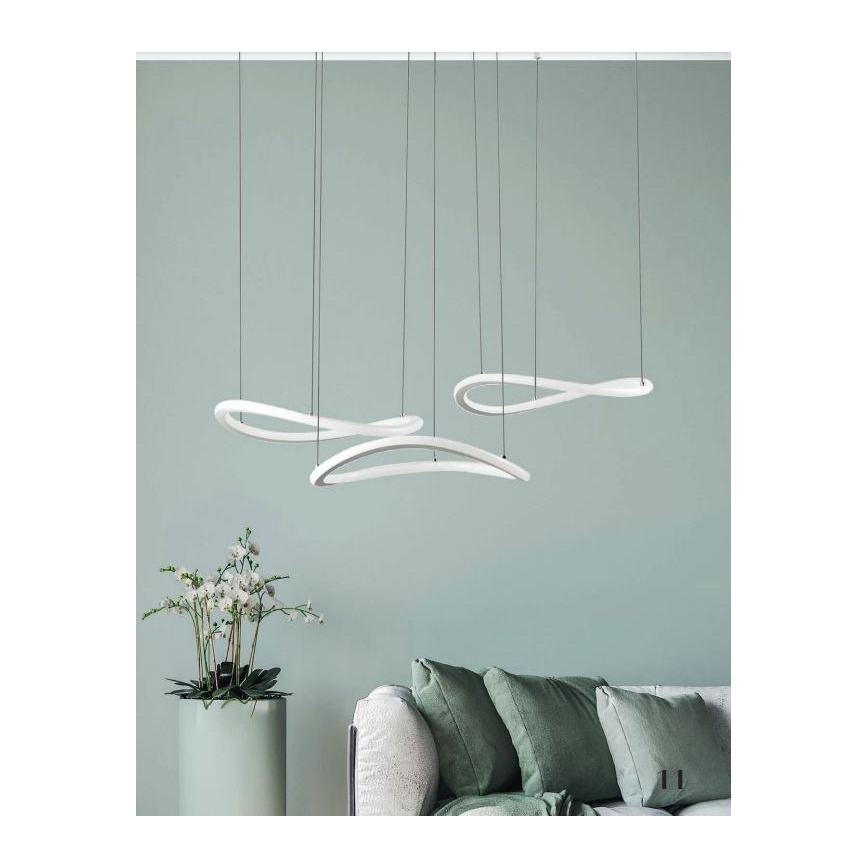 Fabas Luce 3711-47-102 - LED Luster na lanku TIRRENO LED/50W/230V