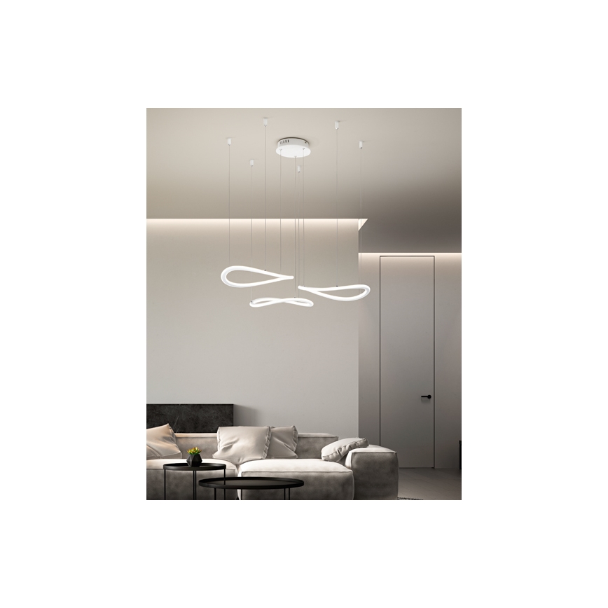Fabas Luce 3711-47-102 - LED Luster na lanku TIRRENO LED/50W/230V
