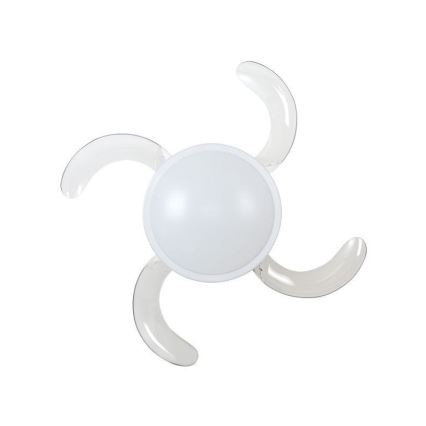 FANAWAY 212982 - Stropný ventilátor EVORA 2xE27/20W/230V lesklý chróm + diaľkové ovládanie