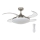 FANAWAY 212982 - Stropný ventilátor EVORA 2xE27/20W/230V lesklý chróm + diaľkové ovládanie