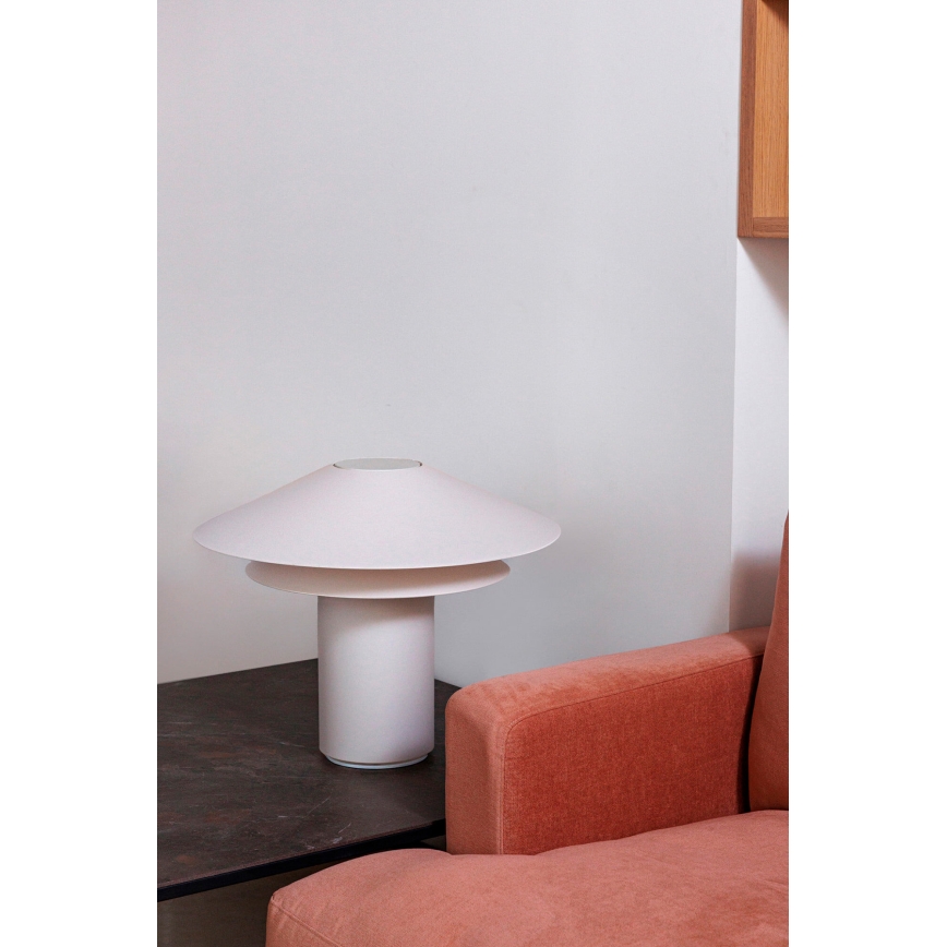 FARO 20069 - Stolná lampa SHAN 1xE27/15W/230V pergamen krémová