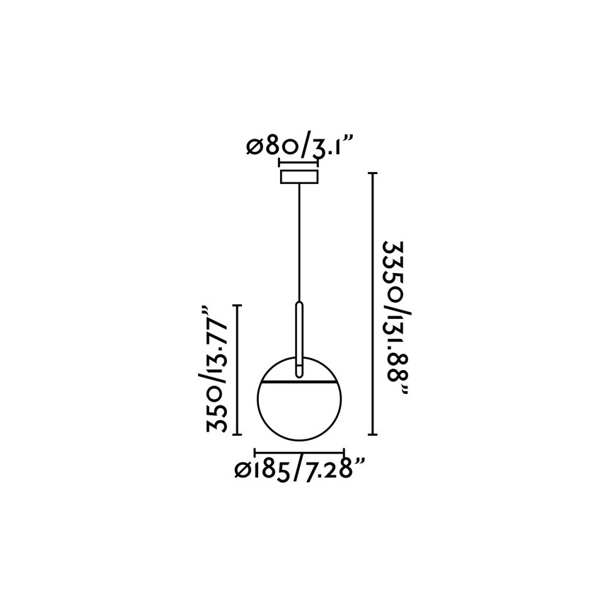 FARO 28210 - Luster na lanku MINE 1xE27/40W/230V