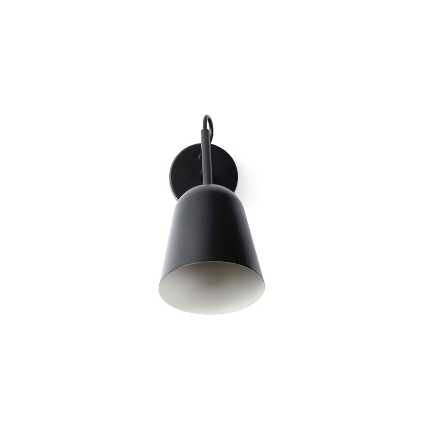 FARO 28257 - Nástenná lampa STUDIO 1xE14/8W/230V čierna