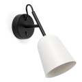 FARO 28258 - Nástenná lampa STUDIO 1xE14/8W/230V biela/čierna