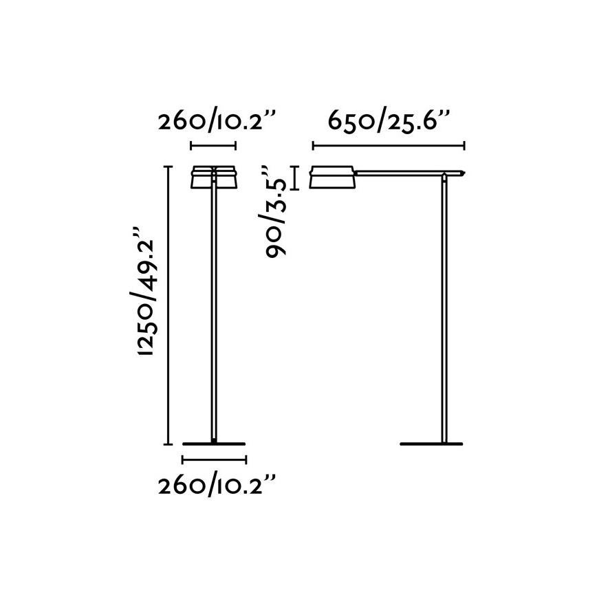 FARO 29569 - LED Stmievateľná dotyková stojacia lampa LOOP LED/6W/230V