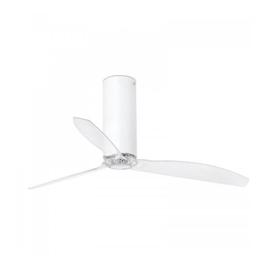 FARO 32034 - Stropný ventilátor TUBE FAN biela/číra pr. 128 cm