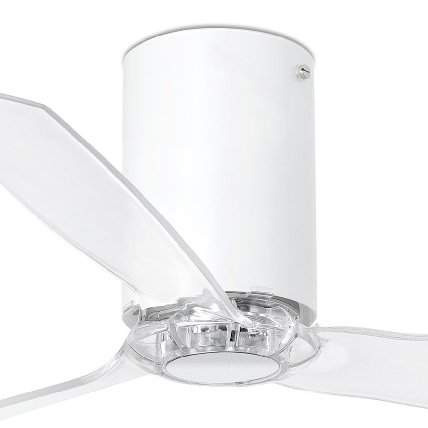 FARO 32039 - Stropný ventilátor MINI TUBE VENTIL s diaľkovým ovládačom číra