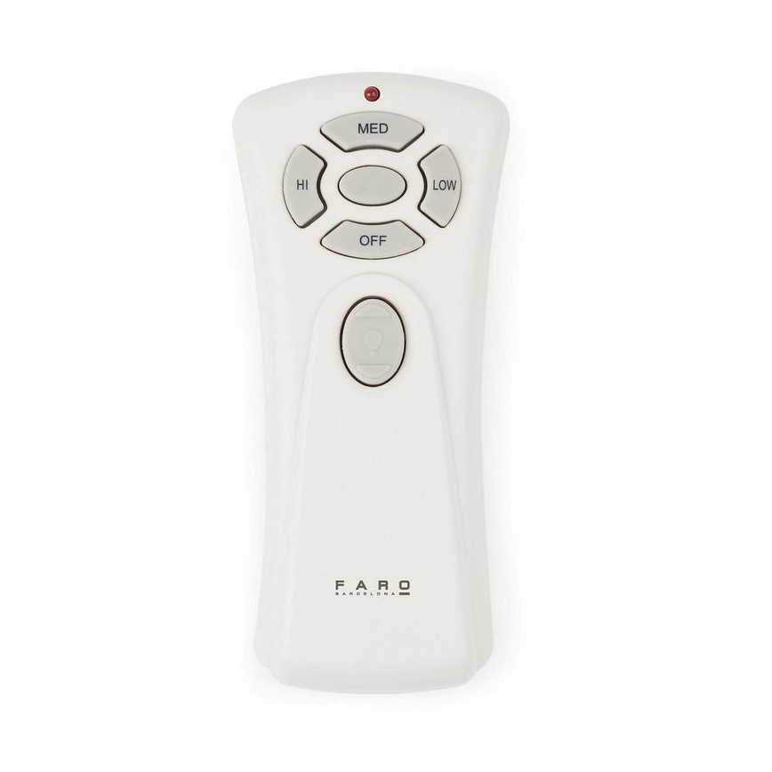 FARO 33370DC - Stropný ventilátor LANTAU hnedá/matný chróm pr. 132 cm + diaľkové ovládanie