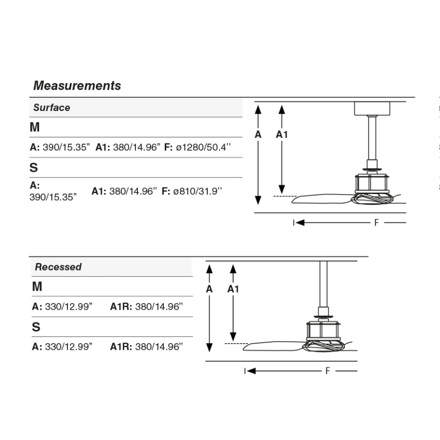 FARO 33398WT - Stropný ventilátor JUST FAN M, priemer 128 cm, hnedá/mosadz, Wi‑Fi Tuya + diaľkové ovládanie