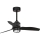 FARO 33424WT1N - Stmievateľný LED stropný ventilátor JUST FAN s LED/16 W/230 V, priemer 81 cm, čierny, Wi-Fi Tuya + diaľkové ovládanie