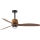 FARO 334351N - LED Stmievateľný stropný ventilátor WEAVER M LED/16W/230V pr. 128 cm hnedá/čierna + diaľkové ovládanie