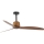 FARO 33435WT - Stropný ventilátor WEAVER M priemer 128 cm hnedá/čierna Wi-Fi Tuya + diaľkové ovládanie