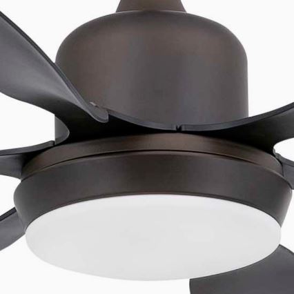 FARO 33466A - Stropný ventilátor TILOS 2xE27/15W/230V wenge + diaľkové ovládanie