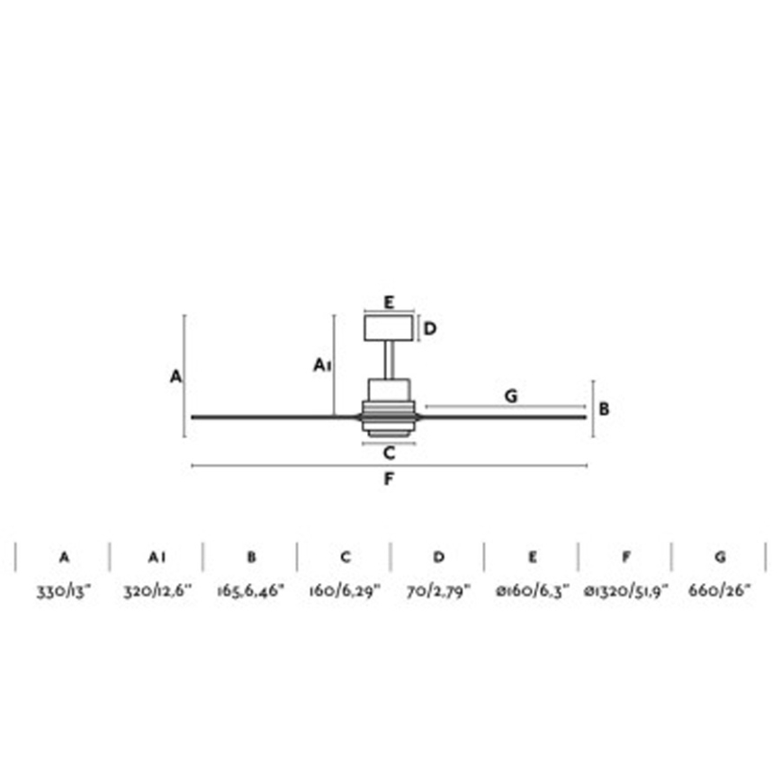 FARO 33518DC - LED Stropný ventilátor LANTAU LED/15W/230V matný chróm/drevo + diaľkové ovládanie