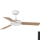 FARO 33603DC - Stropný ventilátor MINI MALLORCA S hnedá/biela pr. 106 cm + diaľkové ovládanie