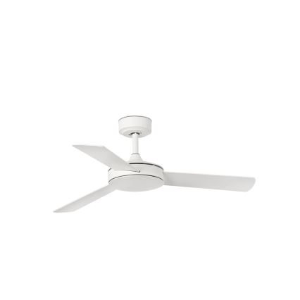 FARO 33603DCWT - Stropný ventilátor MINI MALLORCA S hnedá/biela pr. 106 cm Wi-Fi Tuya + diaľkové ovládanie