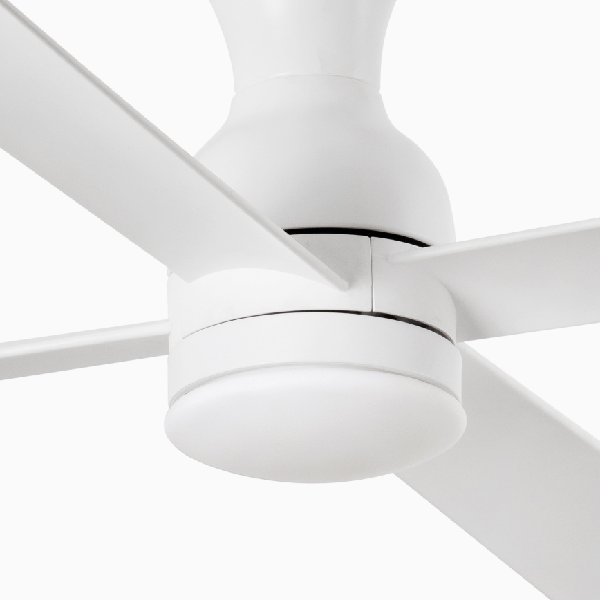 FARO 33756WT - LED Stropný ventilátor FRASER XL LED/16W/230V biela pr. 120 cm Wi-Fi Tuya + diaľkové ovládanie