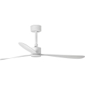 FARO 33760WT - Stropný ventilátor AMELIA L biela pr. 132 cm Wi-Fi Tuya + diaľkové ovládanie