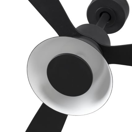 FARO 33761WT-23 - LED Stmievateľný stropný ventilátor AMELIA L CONE LED/20W/230V 2700/3500/5000K čierna pr. 132 cm Wi-Fi Tuya + diaľkové ovládanie