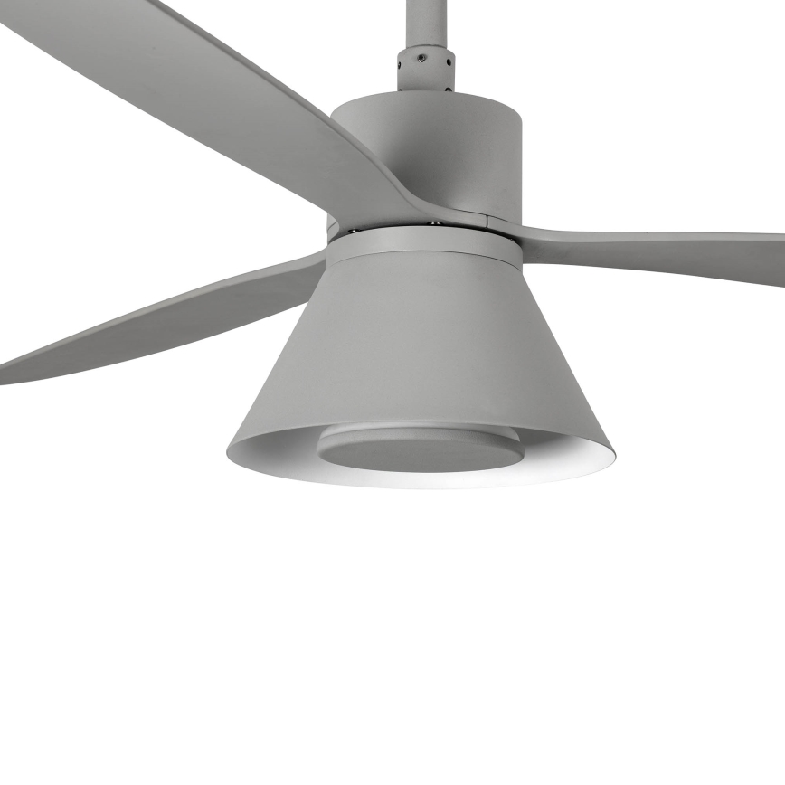 FARO 33762WT-24 - LED Stmievateľný stropný ventilátor AMELIA L CONE LED/20W/230V 2700/3500/5000K šedá pr. 132 cm Wi-Fi Tuya + diaľkové ovládanie