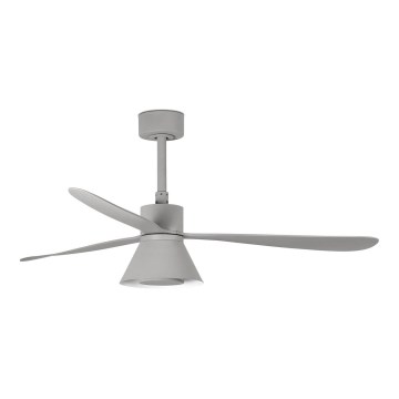 FARO 33762WT-24 - LED Stmievateľný stropný ventilátor AMELIA L CONE LED/20W/230V 2700/3500/5000K šedá pr. 132 cm Wi-Fi Tuya + diaľkové ovládanie