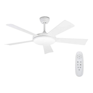 FARO 33803 - LED Stropný ventilátor SAONA LED/24W/230V biela pr. 132 cm + diaľkové ovládanie