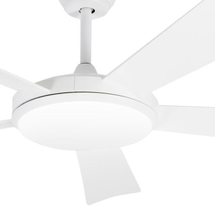FARO 33803 - LED Stropný ventilátor SAONA LED/24W/230V biela pr. 132 cm + diaľkové ovládanie