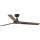 FARO 33809WT - Stropný ventilátor HEYWOOD L drevo/čierna pr. 132 cm Wi-Fi Tuya + diaľkové ovládanie